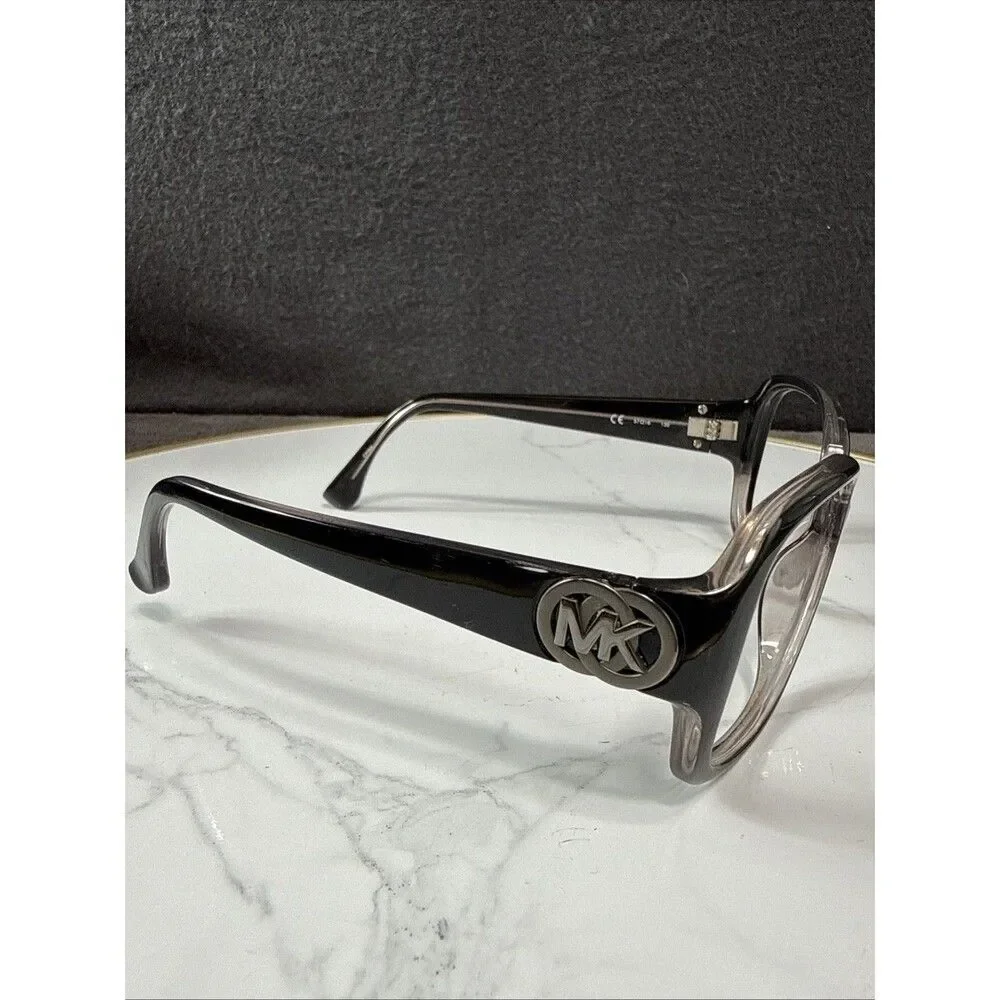 Michael Kors Black Clear Glasses M2789S Harper 57 16 130 Square Eye Frames ONLY